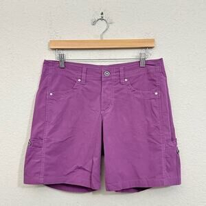 KUHL Free Range Shorts Wild Berry Purple Cargo Utility Hiking Trail